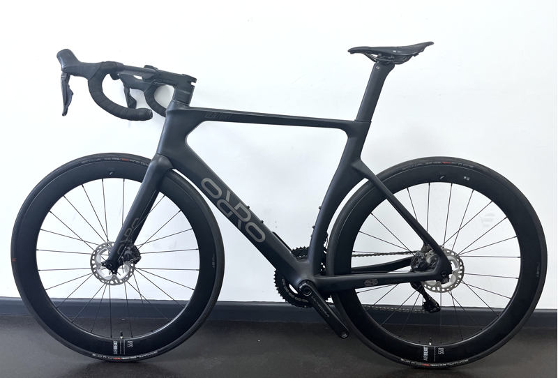 EX DISPLAY Orro Venturi STC Ultegra Di2 12 Speed Tailor Made Road Bike Large 2023 in Stealth Black-1